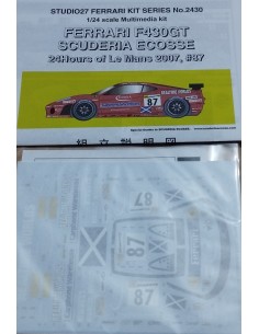 FERRARI F430 GT SCUDERIA ECOSSE  Nº 87 LM 2007 2