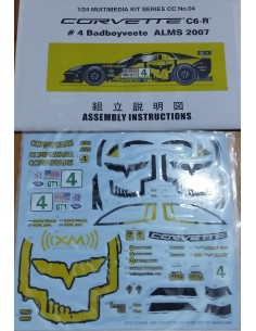 CORVETTE C6-R Nº4 BADBOYVEETE ALMS 2007 2