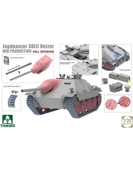 Jagdpanzer 38(t) Hetzer Mid Production full interior
