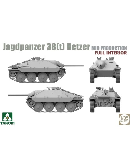 Jagdpanzer 38(t) Hetzer Mid Production full interior