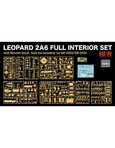 Leopard 2A6 Full Interior Set With Ukraine...