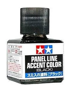TAMIYA PANEL LINE NEGRO