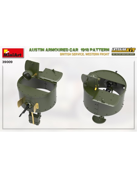 Austin Armoured Car 1918 Pattern. British Service. Western Front. Interior Kit