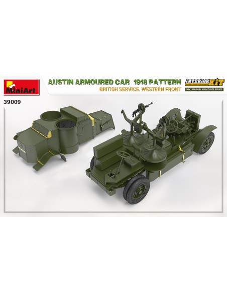Austin Armoured Car 1918 Pattern. British Service. Western Front. Interior Kit