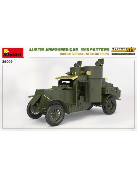 Austin Armoured Car 1918 Pattern. British Service. Western Front. Interior Kit