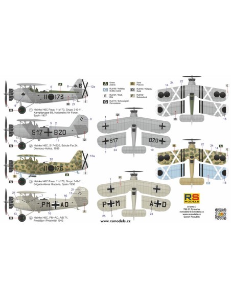 Heinkel He-46C - Reconnaissance Aircraft In Spanish Services