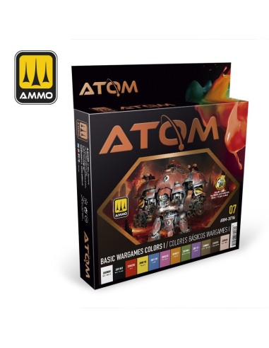 ATOM SET COLORES BÁSICOS WARGAMES I