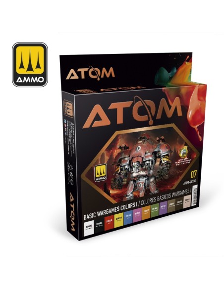 ATOM SET COLORES BÁSICOS WARGAMES I
