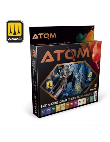 ATOM SET COLORES BÁSICOS WARGAMES II