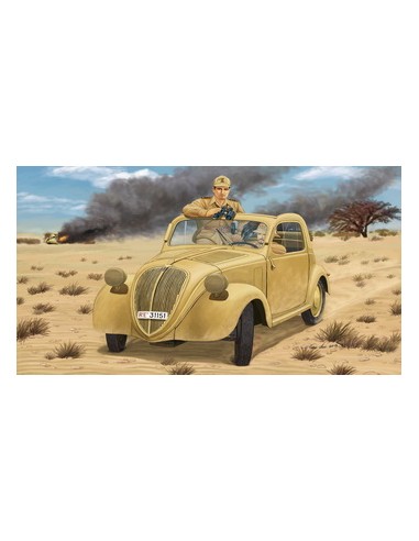 Italian Light Staff Car (Open Top) w/Crew Libya