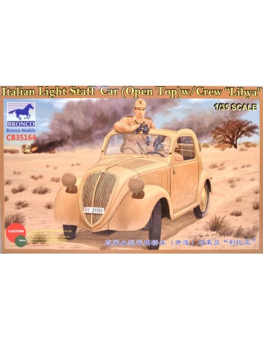 Italian Light Staff Car (Open Top) w/Crew Libya