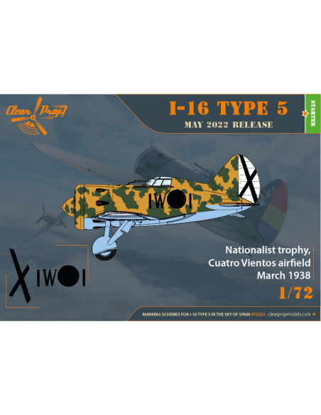 I-16 Type 5 "in the sky of Spain"