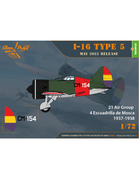 I-16 Type 5 "in the sky of Spain"