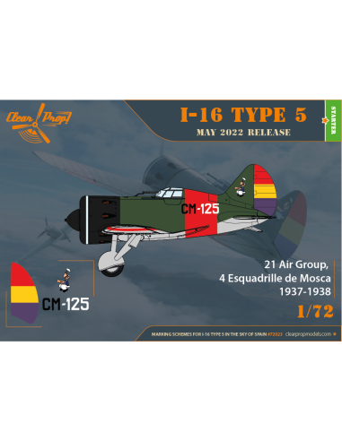 I-16 Type 5 "in the sky of Spain"