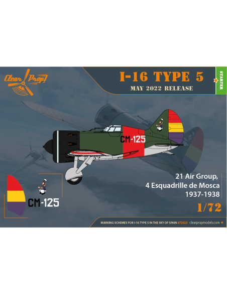 I-16 Type 5 "in the sky of Spain"