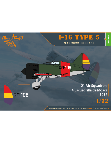I-16 Type 5 "in the sky of Spain"