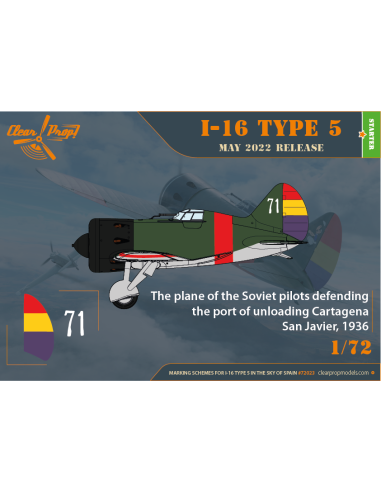 I-16 Type 5 "in the sky of Spain"