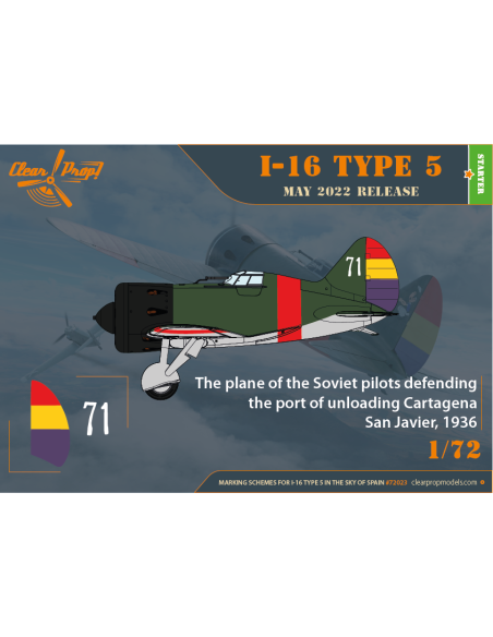I-16 Type 5 "in the sky of Spain"