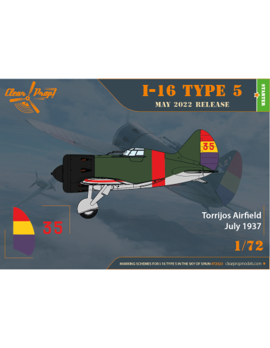 I-16 Type 5 "in the sky of Spain"