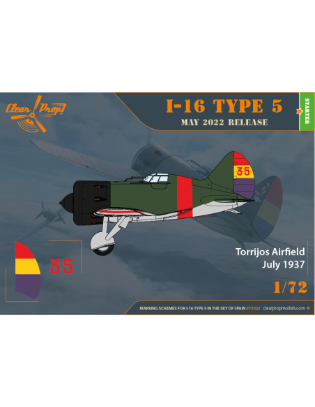 I-16 Type 5 "in the sky of Spain"