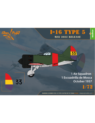 I-16 Type 5 "in the sky of Spain"