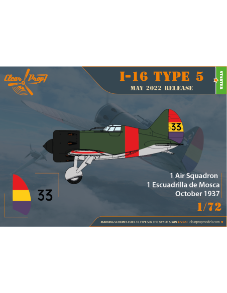 I-16 Type 5 "in the sky of Spain"