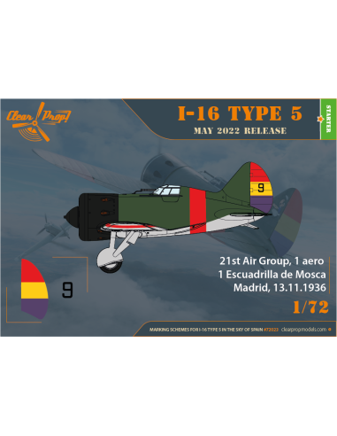 I-16 Type 5 "in the sky of Spain"