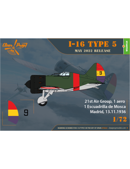 I-16 Type 5 "in the sky of Spain"