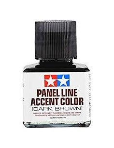 TAMIYA PANEL LINE MARRÓN OSCURO