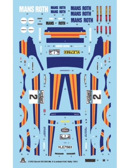 Ford Escort RS 1800 Mk.II Lombard RAC Rally