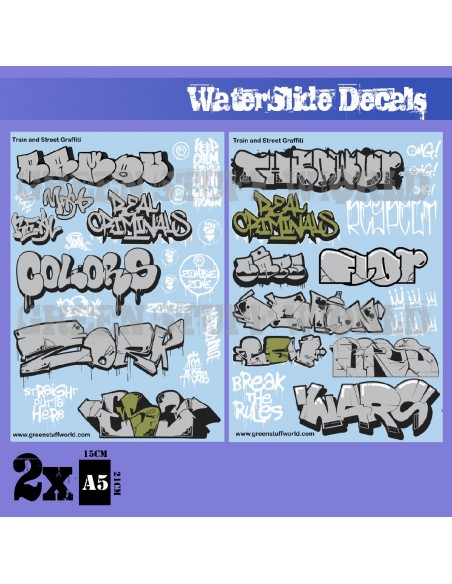 CALCAS TRAIN & STREET GRAFFITIS SILVER