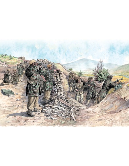 German IIWW Paratroopers with Tropical Uniform