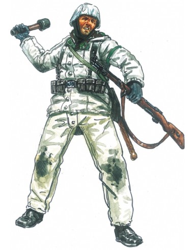 WWII German Infantry in Winter Uniforms