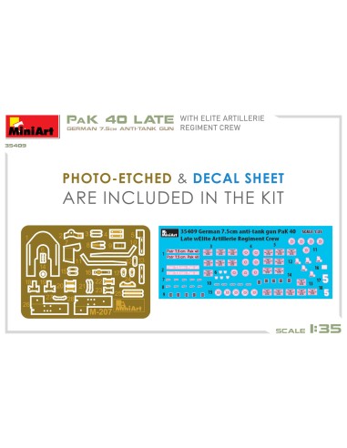 German 7,5cm Anti-Tank Gun PaK 40 Late With...