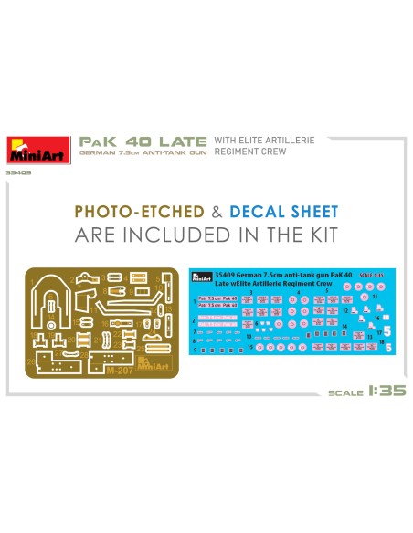 German 7,5cm Anti-Tank Gun PaK 40 Late With Elite Artillerie Regiment Crew