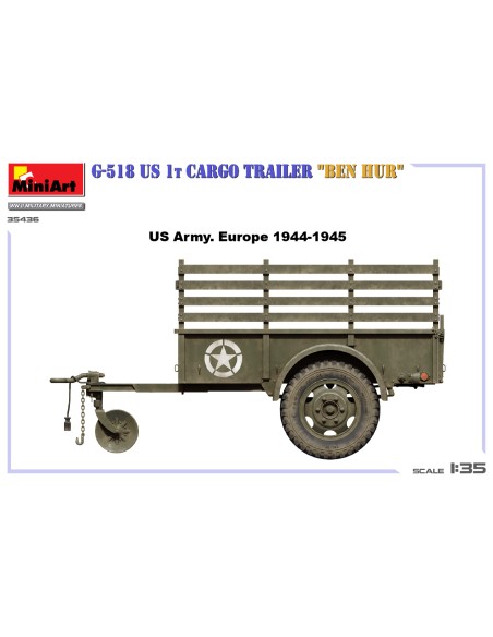 G-518 US 1t Cargo Trailer 'Ben Hur'