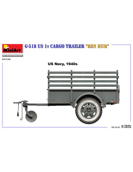 G-518 US 1t Cargo Trailer 'Ben Hur'