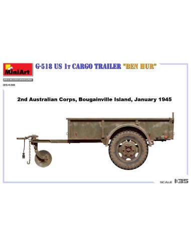 G-518 US 1t Cargo Trailer 'Ben Hur'