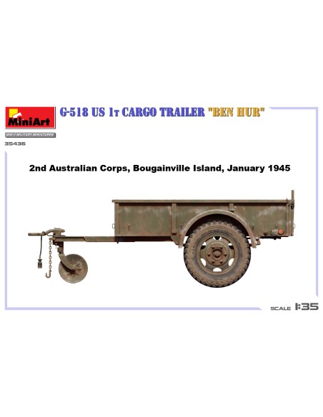 G-518 US 1t Cargo Trailer 'Ben Hur'