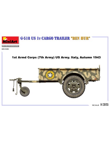 G-518 US 1t Cargo Trailer 'Ben Hur'