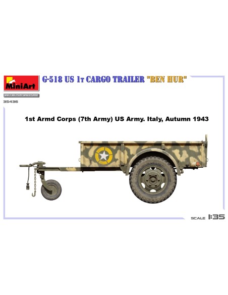 G-518 US 1t Cargo Trailer 'Ben Hur'