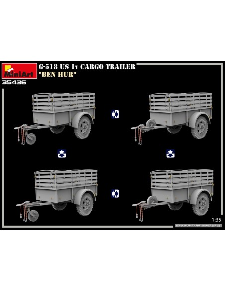 G-518 US 1t Cargo Trailer 'Ben Hur'