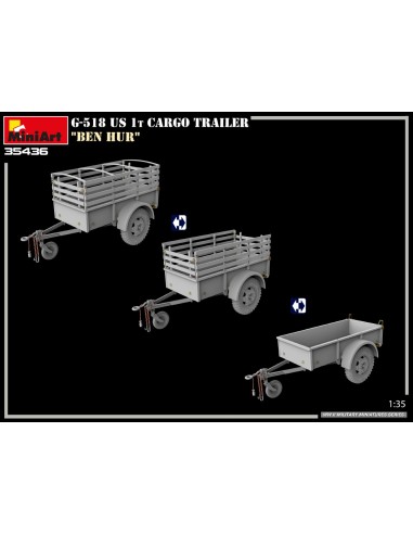 G-518 US 1t Cargo Trailer 'Ben Hur'