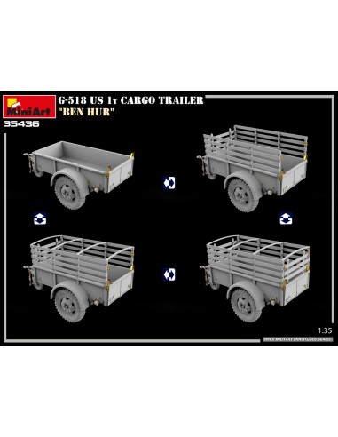 G-518 US 1t Cargo Trailer 'Ben Hur'