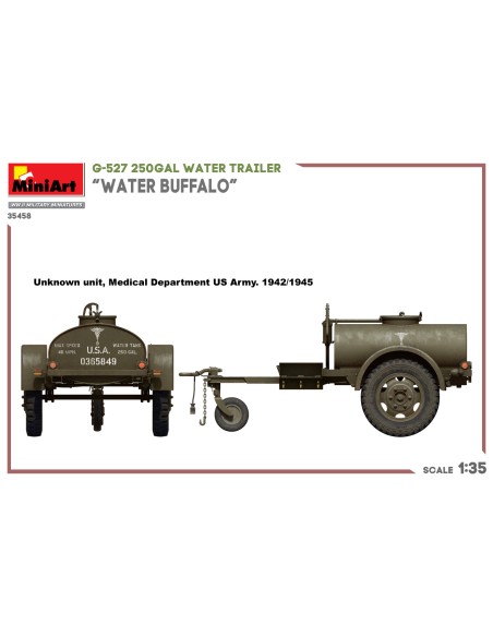 G-527 250 Gal Water Trailer 'Water Buffalo'
