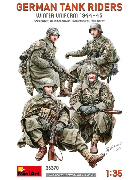 German Tank Riders - Winter Uniform 1944-45