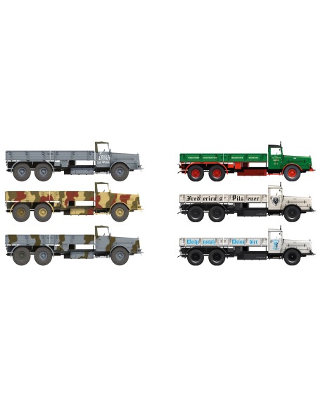 Faun L900 Hardtop incl. Softtop cab extra 9 ton tank transporter truck 2 in 1