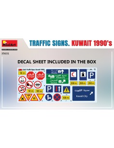 TRAFFIC SIGNS. KUWAIT 1990’s 2