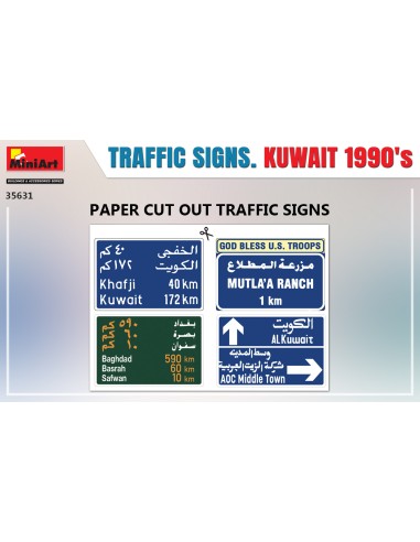 TRAFFIC SIGNS. KUWAIT 1990’s