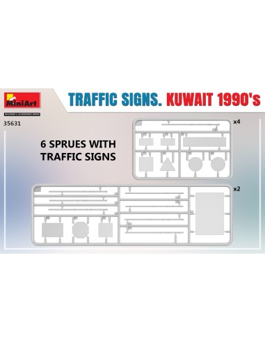 TRAFFIC SIGNS. KUWAIT 1990’s
